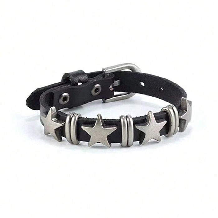 Wholesale Leather Rivet Bracelet JDC-BT-YiMo006