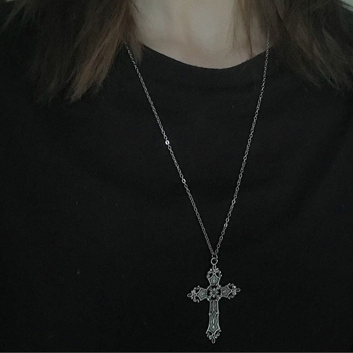Wholesale Cross necklace long sweater chain accessory pendant pendant pendant pendant