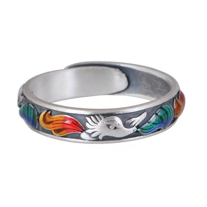 Wholesale Enamel Ring Women's   Open Ring