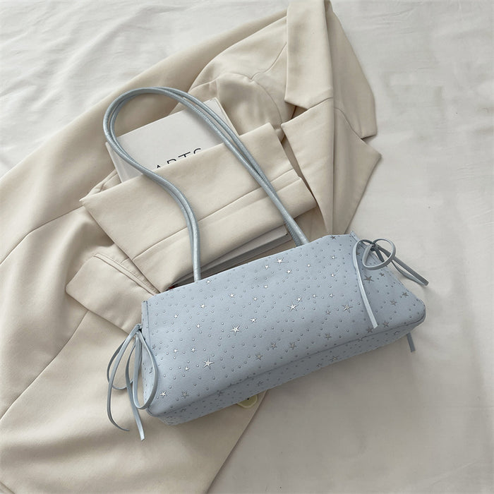 Wholesale Chic Street Fashion Canvas Shoulder Bag White Large Capacity Boutique