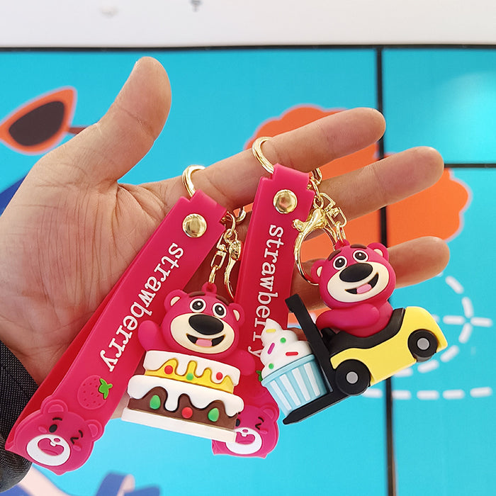 Wholesale Cartoon Silicone Doll Keychain JDC-KC-KuangK023