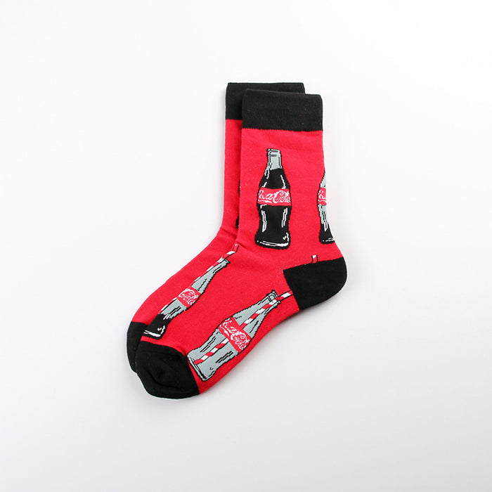 Wholesale Cartoon Polyester Mid Tube Socks (F) JDC-SK-JieQ001