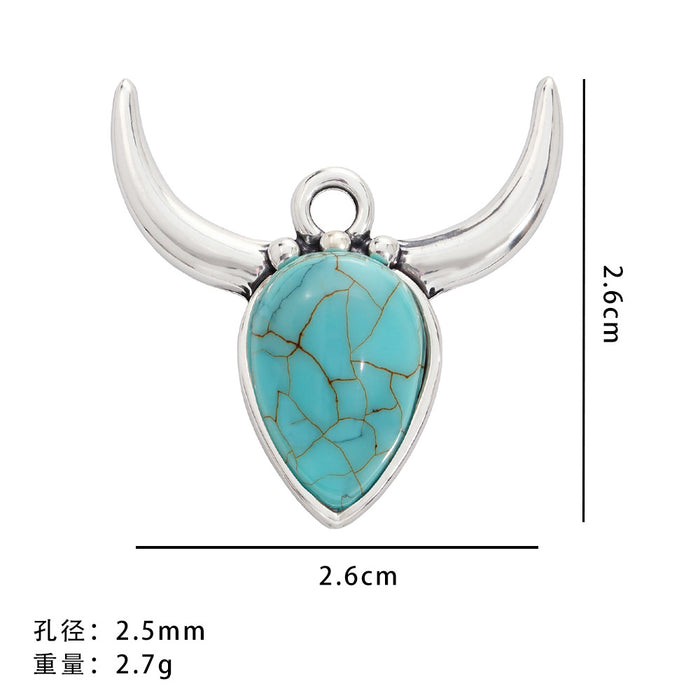 Wholesale 50pcs Turquoise Bohemian Ethnic Style Earrings