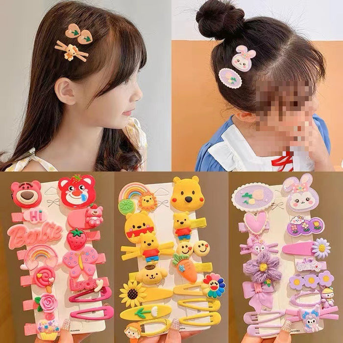 Wholesale Children Cartoon Hair Clip Set JDC-HC-Jiangx007