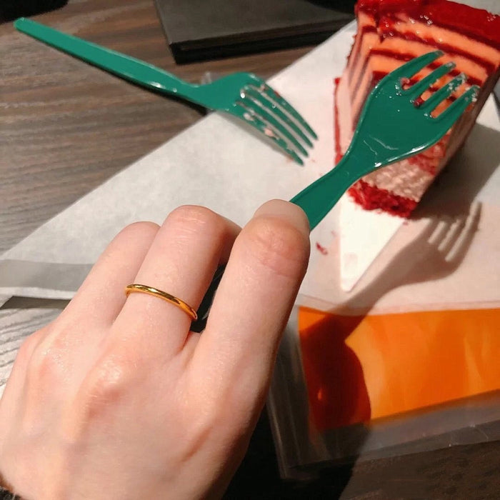 Wholesale Plain ring with smooth finish, frosted diamond, matte solid closed ring