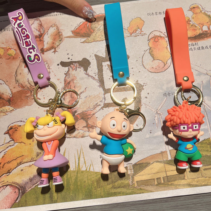 Wholesale Keychains PVC Hardware Cute Cartoon (M) JDC-KC-JCai069