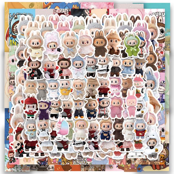 Wholesale 103pcs Phone case,  notebook,  luggage,  skateboard stickers,  waterproof doodle decals
