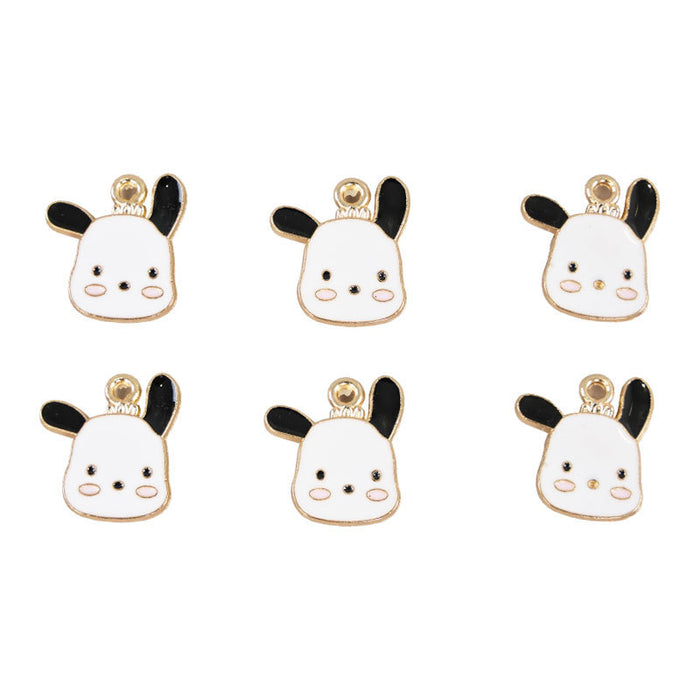 Wholesale 100 pcs Cute cartoon DIY alloy charms