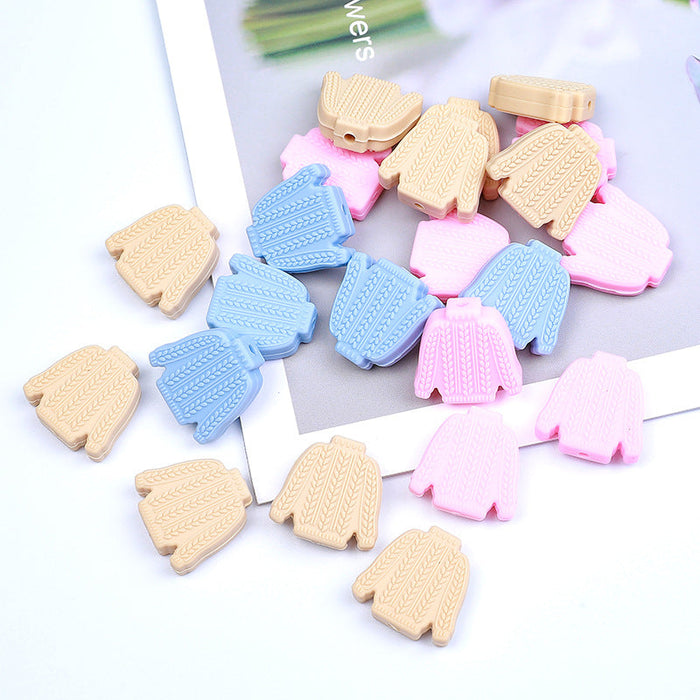 Wholesale 20pcs Cartoon Silicone Sweater Beads JDC-BDS-HeX056