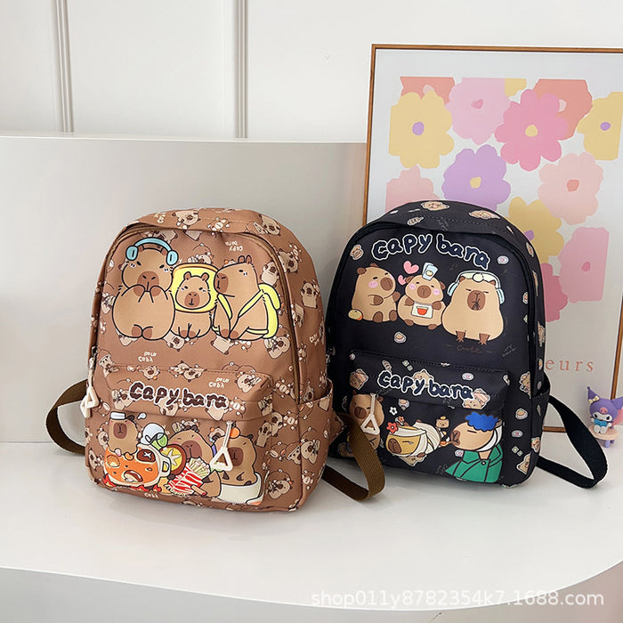 Wholesale Children' s cute cartoon print backpack