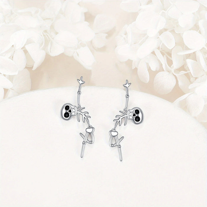 Wholesale  Funny Skull Earrings Holiday Gift Earrings