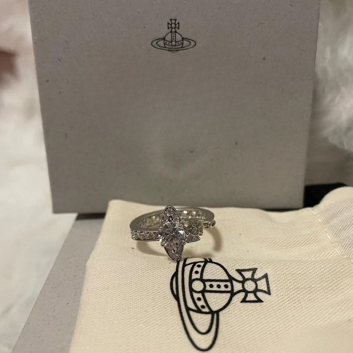 Wholesale Saturn Diamond Open Ring Female Saturn Ring