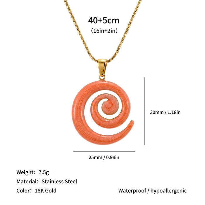Wholesale High-end clavicle necklace with sun and starfish pendants,  made of titanium steel.