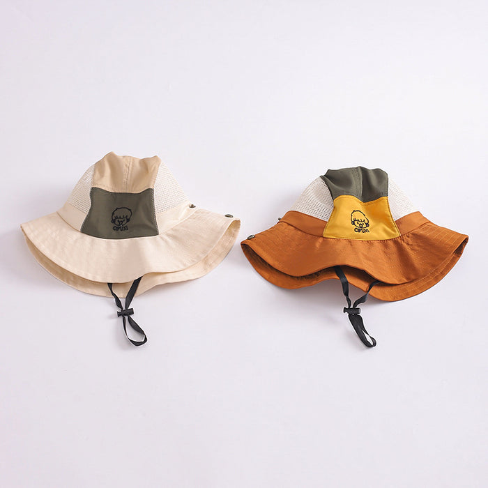 Wholesale Children's Hat Summer Thin Breathable Mesh Boys and Girls Large Brim