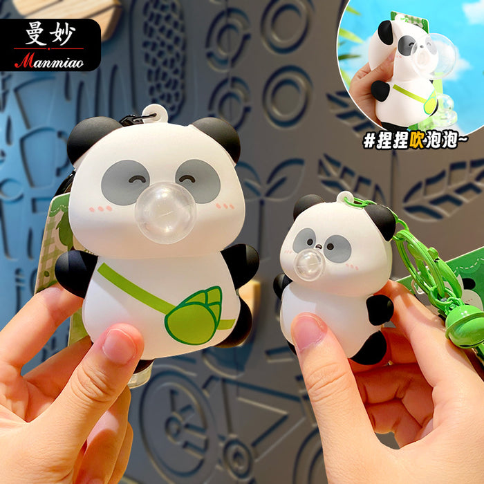 Wholesale Panda Keychain Pendant Cute PinchBag Hanging Ornaments