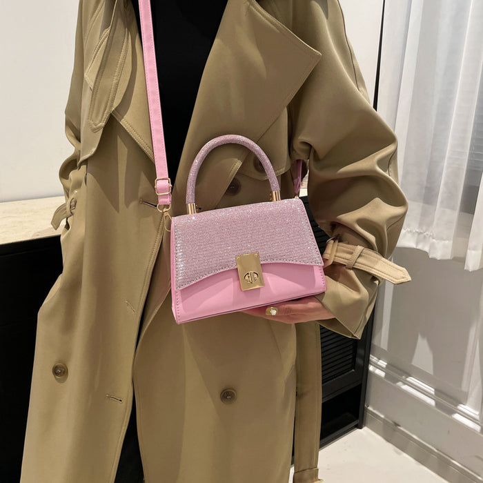 Wholesale Trendy PU Small Square Handbag with ing Detail - Fashionable Casual Shoulder Bag for Resale