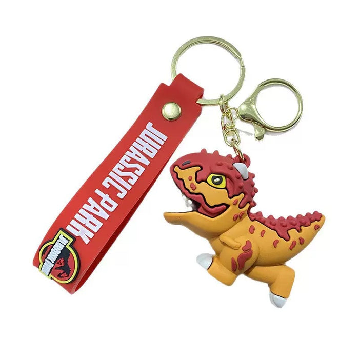 Wholesale Cartoon little dinosaur keychain doll car keychain souvenir school bag pendant small gift