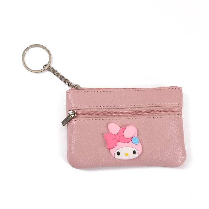 Wholesale Cartoon Cute PU Zipper Coin Purse Keychain JDC-KC-YiK009