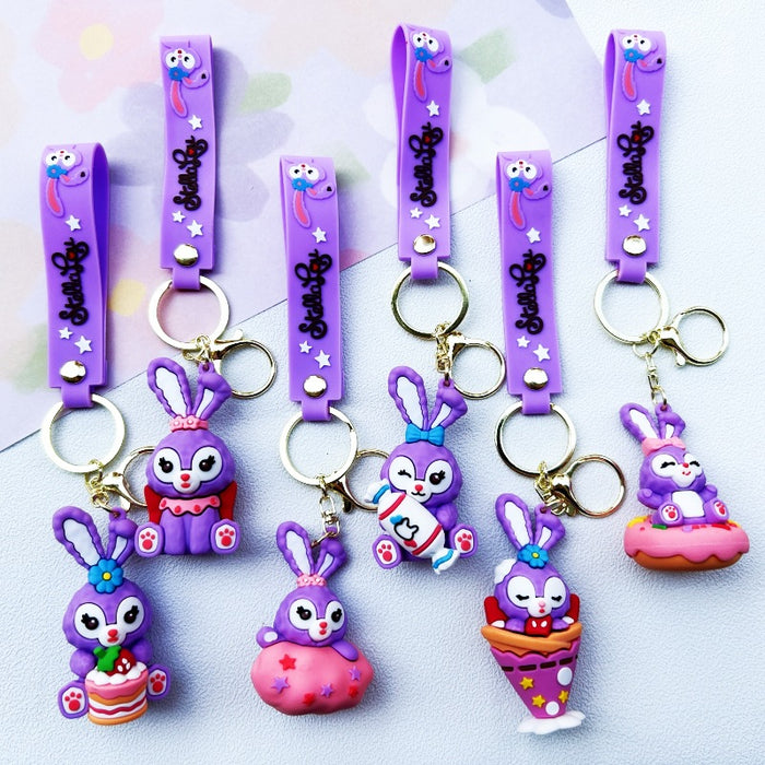 Wholesale PVC Cartoon Doll Keychain JDC-KC-WuYi117