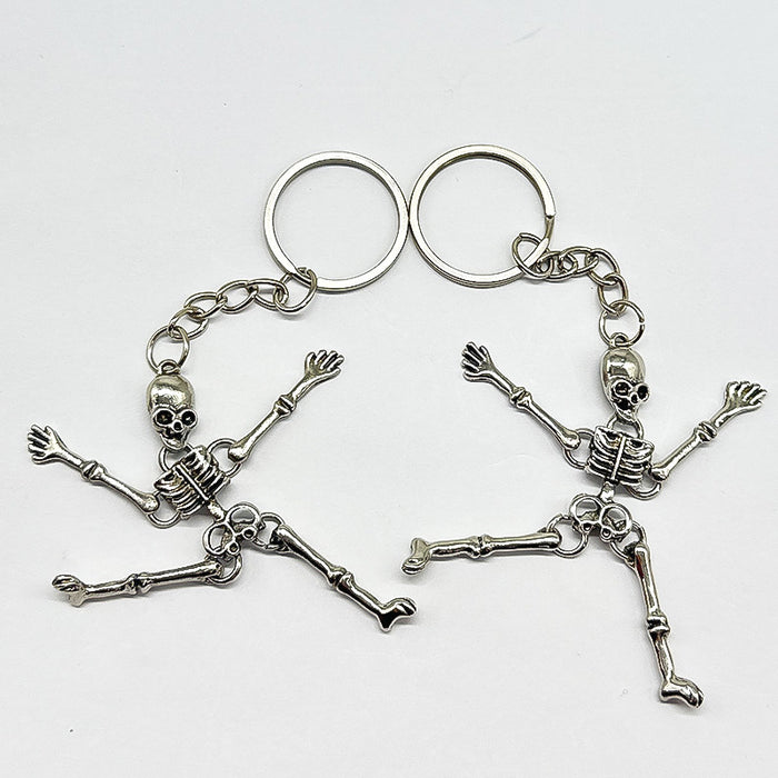 Wholesale Alloy Skull Keychain JDC-KC-TYS009