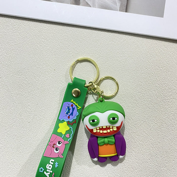 Wholesale Cartoon monster doll keychain