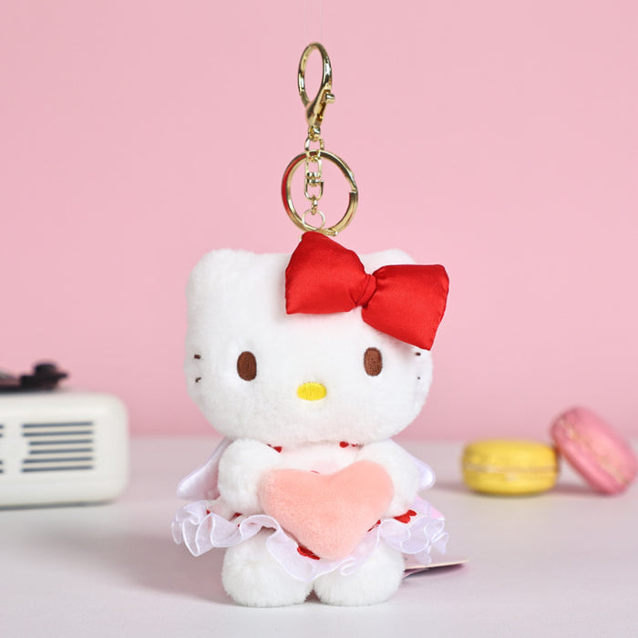 Wholesale Cute cat cartoon keychain pendant  doll schoolbag ornaments