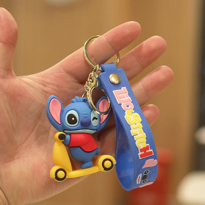 Wholesale Cartoon Doll Silicone Keychain JDC-KC-NiuTe003