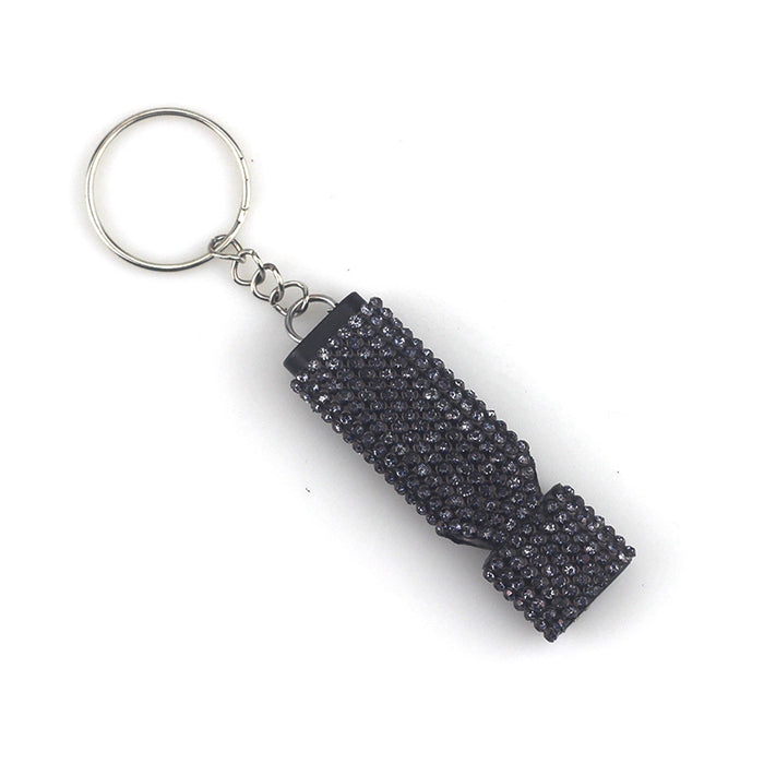 Wholesale Alloy Diamond Whistle Keychain JDC-KC-TouMS027