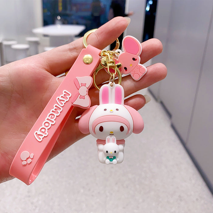 Wholesale PVC Cartoon Doll Keychain JDC-KC-NLu021