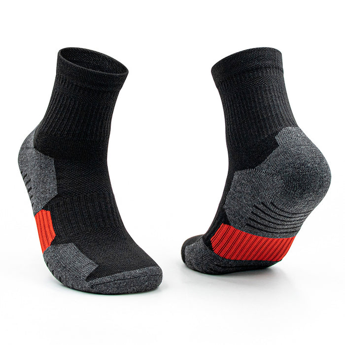 Wholesale Basketball Socks Mid Tube Practical Training Professional Sports Socks Thickened Towel Shock Absorbent Wear Resistant Quick Drying