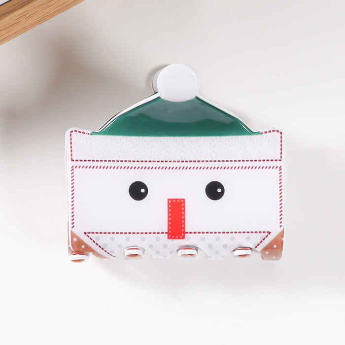 Wholesale Cute Christmas Claus Jewelry Headwear Grab Clip Hairpin
