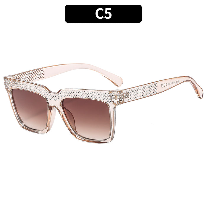 Wholesale Diamond-encrusted Anti-UV Women's PC Sunglasses JDC-SG-XIa073