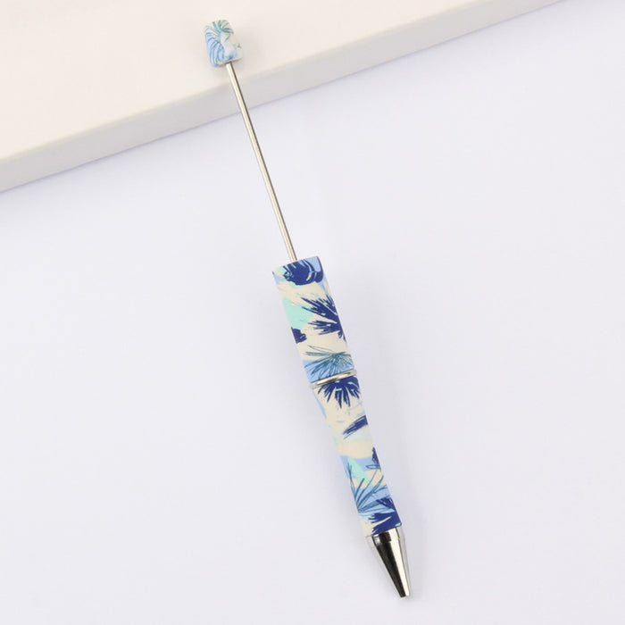 Wholesale DIY Beadable Pens  Cow Leopard Print  DIY for Beaded Plastic Pen JDC-PN-JinBN001