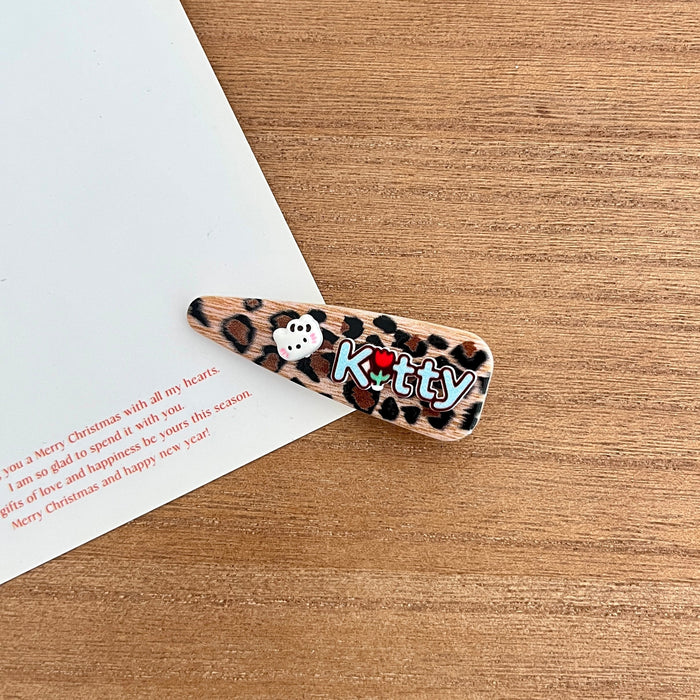 Wholesale exquisite  sweet leopard hair