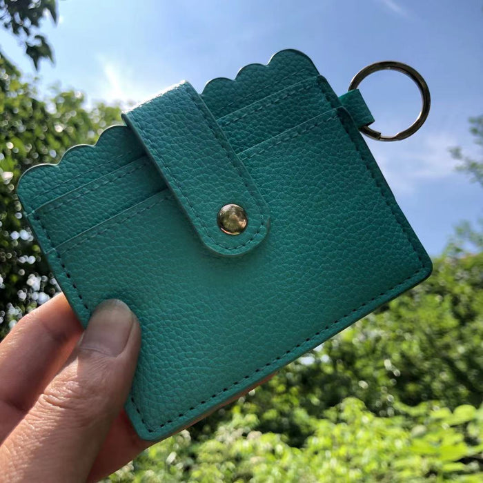 Wholesale PU Card Holder Keychain JDC-KC-Maol016