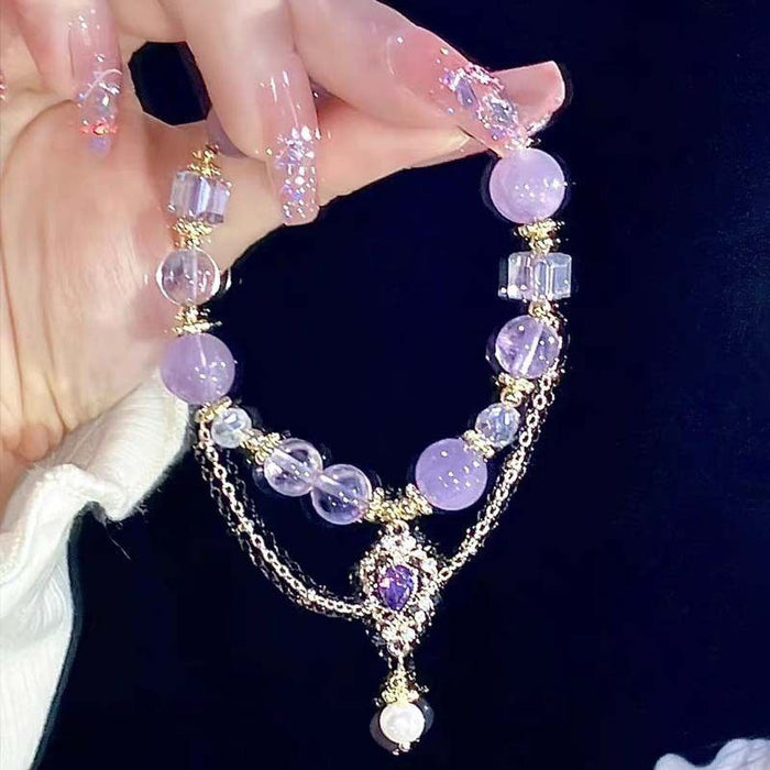 Wholesale Bracelet color collision, light luxury, niche exquisite feeling, fairy style bracelet bracelet bracelet