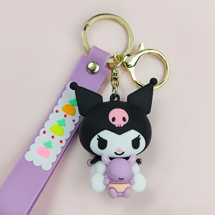 Wholesale Cartoon Doll Silicone Keychain JDC-KC-Tingm204