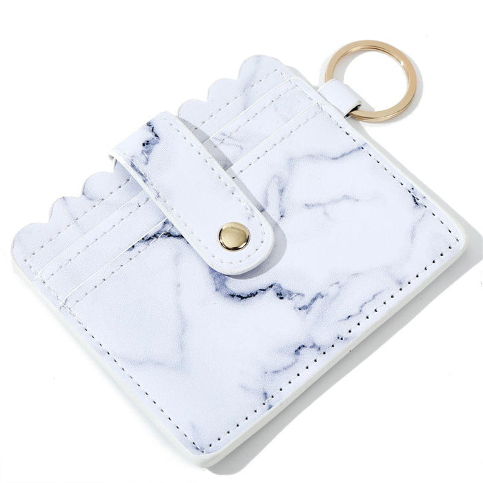 Wholesale PU Leather Card Holder Keychain JDC-KC-JinHan001