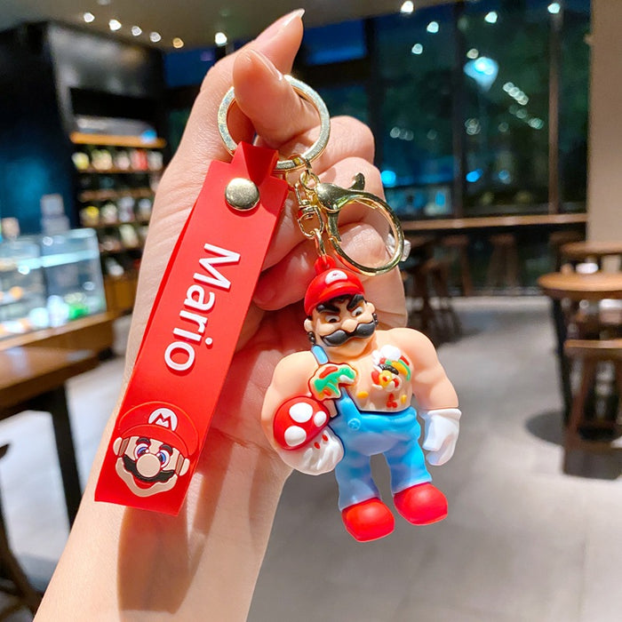 Wholesale Cartoon  Keychain Ring car Bubble  Doll Pendant