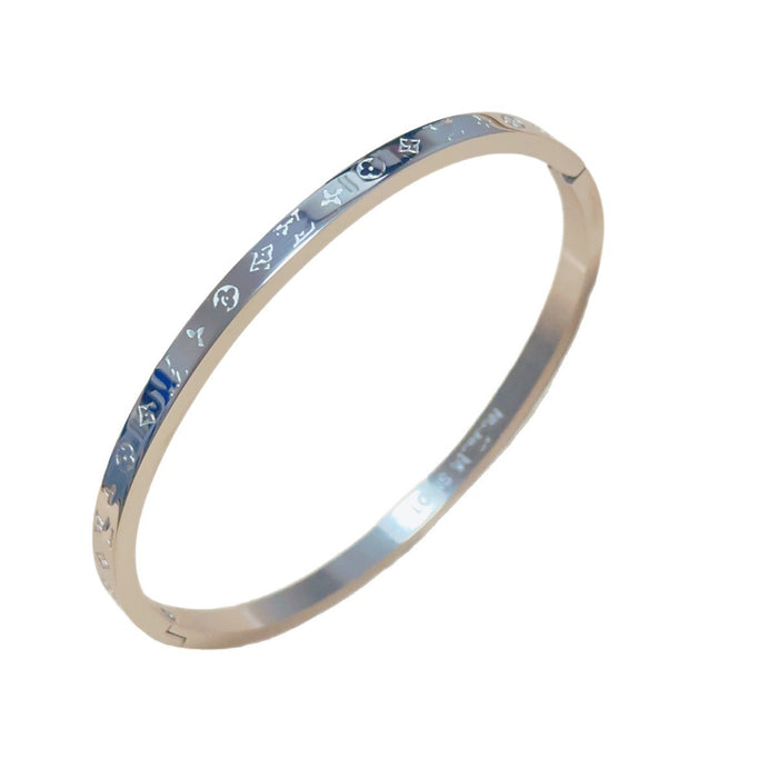 Wholesale Light Luxury Titanium Steel Bangle Bracelet Jewelry Accessory