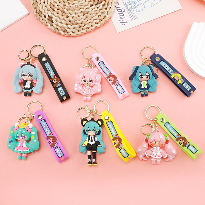 Wholesale Cute cartoon keychain pendant