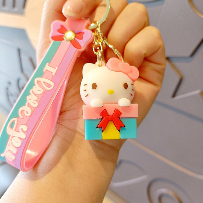 Wholesale Cartoon Silicone Doll Keychain JDC-KC-MingT173