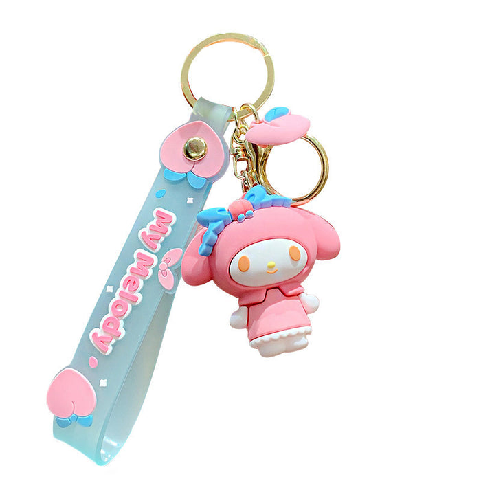 Wholesale Silicone Cartoon Doll Keychain JDC-KC-JiShi004