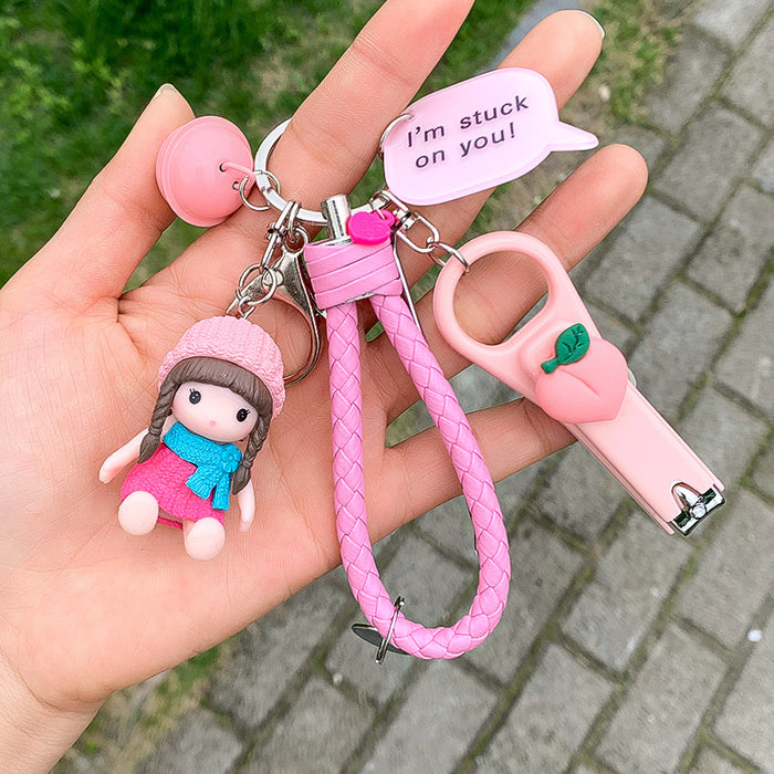 Wholesale Cartoon Cute Keychain  Pendant  Hanging Bag  Key Chain