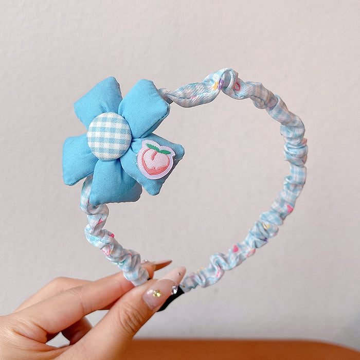 Wholesale Children' s headband girls non-slip baby hairpin headdress little girl rabbit ear bow headband