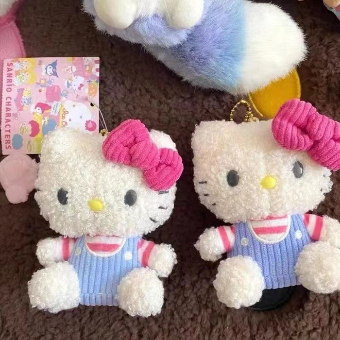 Wholesale Curly-Haired Doll Retro Plush Bag Pendant  Keychains