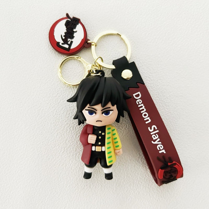 Wholesale PVC Cartoon Silicone Keychain JDC-KC-WuYi104