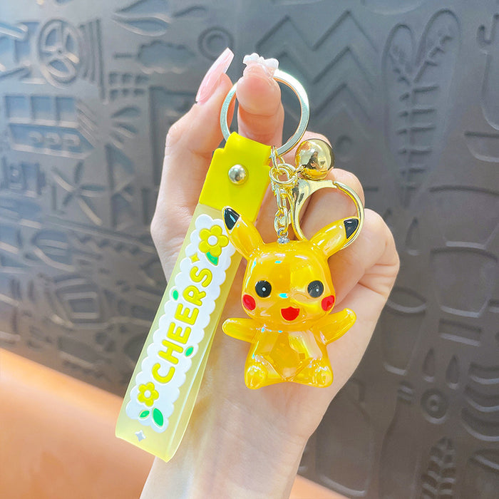 Wholesale Acrylic Glossy Mini Doll Keychain JDC-KC-YanG040