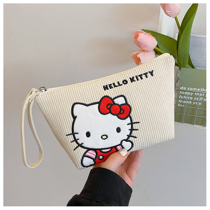 Wholesale Corduroy Cartoon Handy Cosmetic bag JDC-CB-Lihong001