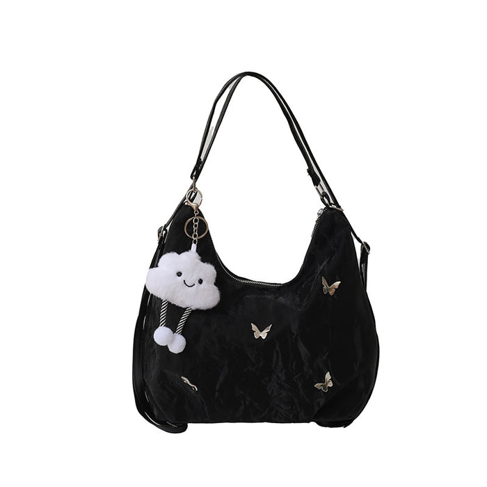 Wholesale Large capacity bag, high-end feel, niche commuting tote bag, backpack, single shoulder, crossbody backpack